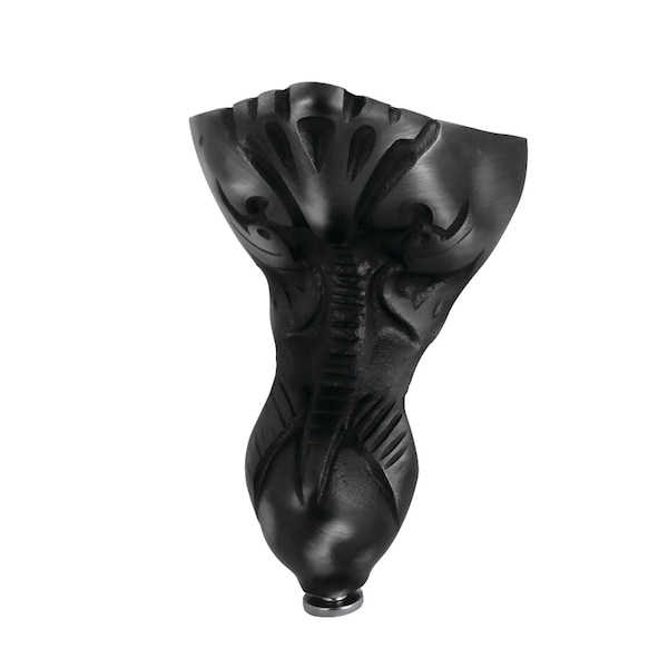 Aqua Eden NHVCTZT0 Tudor Brass Tub Feet, 4 Pieces (Set), Matte Black NHVCTZT0 - main